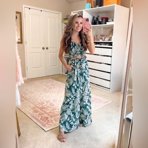 2 piece tropical set